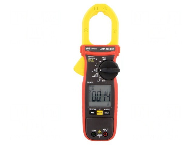 Multimetru Digital Multifuncțional cu Pensetă LCD AMP-220-EUR