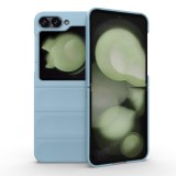 Husa antisoc pentru samsung galaxy z flip 6, margini anti alunecare, magic shield, bleu