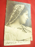 Ilustrata - Salisteanca - Folclor -Piesa clasica circulat 1901
