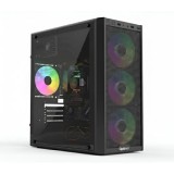 Calculator Sistem Desktop PC OptimX Prime InfernoX V1, Intel&reg; Core&trade; i5-12400 up to 4.4Ghz, 16GB DDR4, 512GB SSD, Intel&reg; UHD Graphics 630
