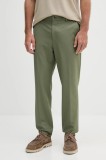 BOSS pantaloni din l&acirc;nă culoarea verde, cu fason chinos, 50546063