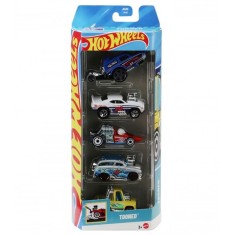 Set 5 masinute Hot Wheels, Tooned, JBJ85