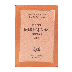 Drept International Privat, Volumul I