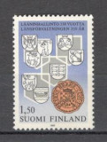 Finlanda.1985 350 ani Administratia Districtelor DF.87, Nestampilat