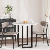 VidaXL Placă de masă Alb 80 x 80 x 1.5 cm Lemn compozit