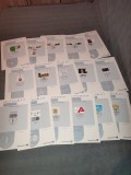 Lot 35 bucati Emisiuni complete Germania 1999 &amp; 2002 pe cartoane filatelice prima zi