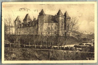 AD 282 C. P. VECHE -PAU CHATEAU HENRI -IV -ET LE PIC DU MIDI -FRANTA CIRC.1932 foto