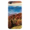 Husa silicon pentru Apple Iphone 4 / 4S, Autumn Mountain Fall Rusty Forest Colours
