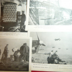 Set 17 Fotografii Propaganda Militara Germana pe Frontul de Est (Rusia) 18,5x24,