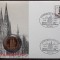 GERMANIA - FDC SI MONEDA 5 MARK 1980, LIT. D, 100 ANI - - DOMUL DIN KOLN