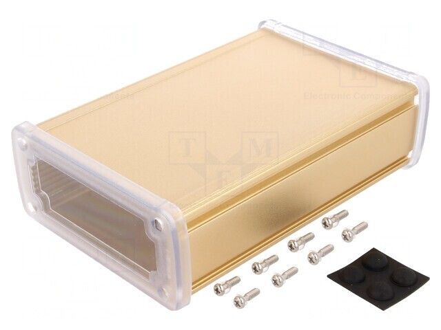 Carcasă Universală Aluminiu Aurit 115x169x52 mm