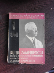 ROMANUL COMANESTILOR IV, INDREPTARI - DUILIU ZAMFIRESCU foto