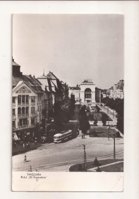 RF36 -Carte Postala- Timisoara, Bdul 30 Decembrie, circulata 1961 foto