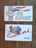 Invitatie demonstratie si miting, 1 Mai 1970 + 23 August 1972 / CD1P