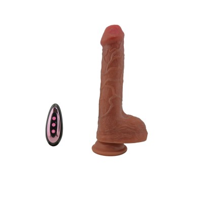 Vibrator Leso Jaiden Thrust Swing 21cm Flesh foto