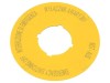 Tăbliță Descriptivă 22mm IP66 &Oslash;60mm -25&divide;70&deg;C