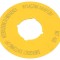Tăbliță Descriptivă 22mm IP66 &Oslash;60mm -25&divide;70&deg;C