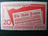 DDR-40 ANI DE LA INFIINTAREA PARTIDULUI COMUNIST GERMAN- COMPLET-NESTAMPILAT