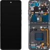 Display cu Touchscreen Motorola Razr 2024 / Razr 50, cu Rama, Sub Inner, Gri (Steel Wool), Service Pack 5D68C24806
