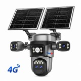 Cumpara ieftin Camera Supraveghere Solara Taggo Crocodil, 4G, 12MP, 4 Lentile, Zoom Optic 10X, AI Human Tracking, PIR, Audio Bidirectional, Viziune Nocturna Color, 1
