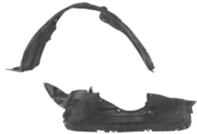 Carenaj roata Mazda CX-7 (Er), 01.2006-08.2012, partea Dreapta, Fata, EG2156131A, 4581FP1T foto