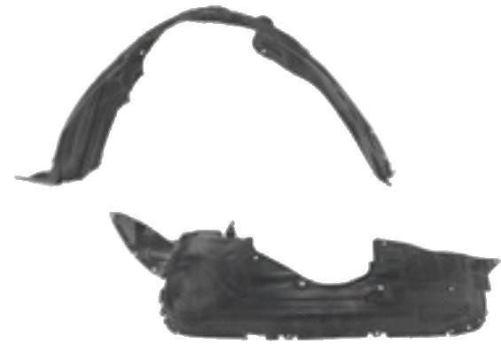 Carenaj roata Mazda CX-7 (Er), 01.2006-08.2012, partea Dreapta, Fata, EG2156131A, 4581FP1T