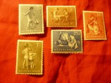 Serie Olanda 1954 - Ajutor pentru copii , 5 valori