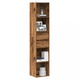 Gossi dulap cu carti din lemn vechi 36x30x171 cm lemn prelucrat