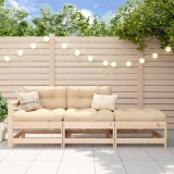 vidaXL Set mobilier de grădină, 3 piese, lemn masiv de pin 825520