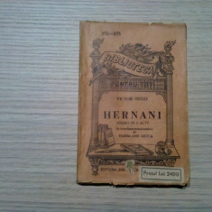HERNANI Drama - Victor Hugo - Haralamb Lecca (trad.) - BPT No. 232-233, 168 p.