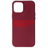 Husa Silicon Burgundy pentru iPhone 12 Pro Max, High Copy, Protectie Premium