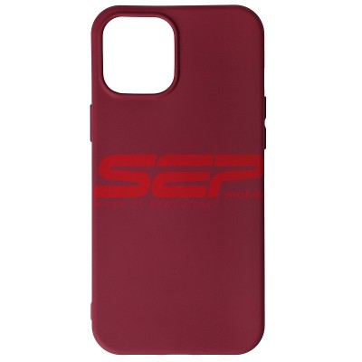 Toc silicon High Copy Apple iPhone 12 Pro Max Burgundy foto