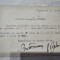 AN 1924 , invitatie la teatru semnata olografa de actorul TONY BULANDRA