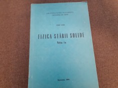 Fizica starii solide, part. 1 Ioan Licea