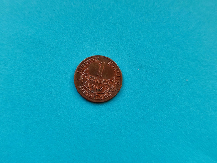 1 Centime 1912 Franta-in realitate arata bine