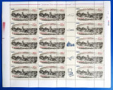 ROMANIA 1997 Ziua marcii postale - 2 Coli cu 10 viniete diferite MNH - LP 1435 a