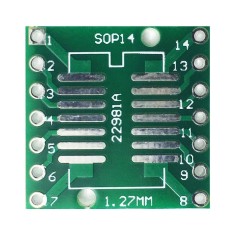 Adaptor PCB, dublu placat, SSOP14, SOP14, 122402