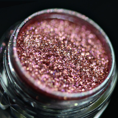 Pigment PK20(rose roscat cu irizații violet) Sparkle/Microglitter pentru machiaj KAJOL Beauty, 1g foto