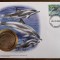 grenada - delfini - FDC cu medalie, fauna wwf