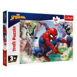 Puzzle Trefl, Spiderman 2 Eroi, 24 Piese, Dimensiuni 60x40 cm, Multicolor
