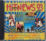 Various &lrm;&ndash; Hit News 93 Vol 1 VG+ / NM cd anii 90, eurodance _ K-tel, Elvetia, 1992
