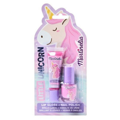 Set luciu de buze si lac unghii copii Little Unicorn Duo Martinelia 11932 foto