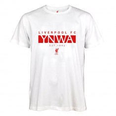 FC Liverpool tricou de bărbați No49 white - XL