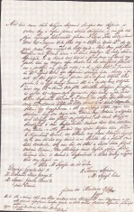 A3747N Act privitor la un &icirc;mprumut de florini renani, cu martori rom&acirc;ni, 1856, T&acirc;rgu Lăpuș, limba maghiară, h&acirc;rtie cu filigran Borgo