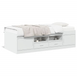 Cumpara ieftin Pat de zi cu sertare fara saltea, alb, 90x190 cm