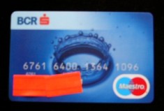 B12 4 - Card bancar foarte vechi - piesa de colectie