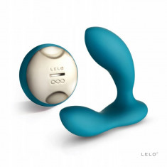 Aparat de masaj vibrator pentru prostată - Lelo Hugo Ocean Blue