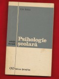Ion Radu &quot;Psihologie scolara&quot; Cluj, 1974