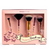 Cumpara ieftin Set 5 pensule cosmetice Pin Up Pink Magic Studio 8101Z