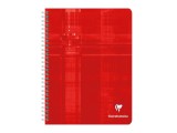 Caiet 17 x 22 cm spirala 50 file matematica 4 x 4 Clairefontaine